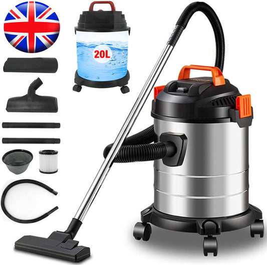 19000Pa Wet & Dry Vacuum Cleaner – 20L Powerful Compact Blower