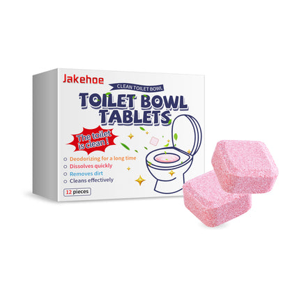 Effervescent Toilet Cleaning Tablets for Odor & Stain Removal