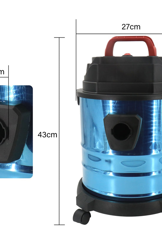 19000Pa Wet & Dry Vacuum Cleaner – 20L Powerful Compact Blower