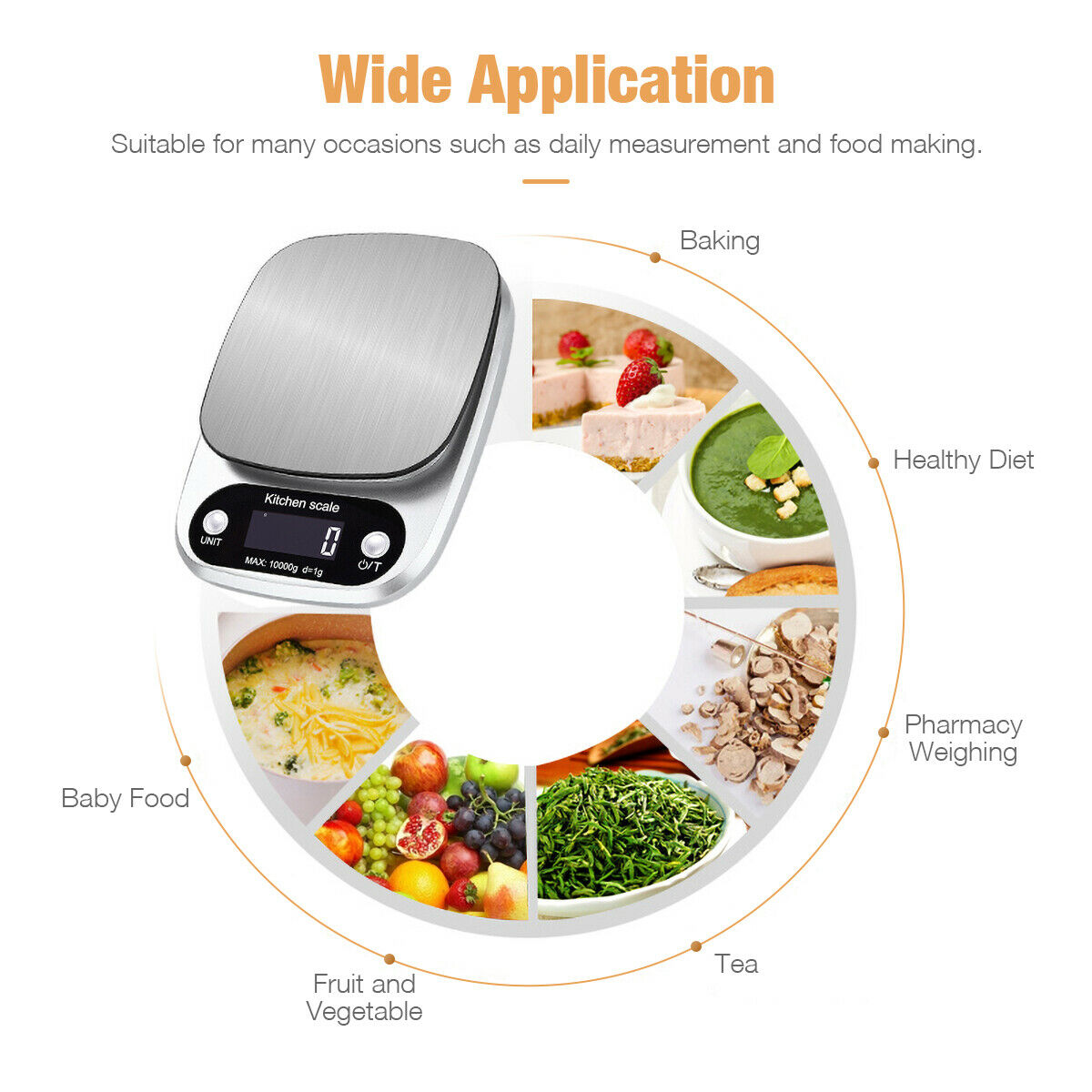 Multifunction Digital Kitchen Scale
