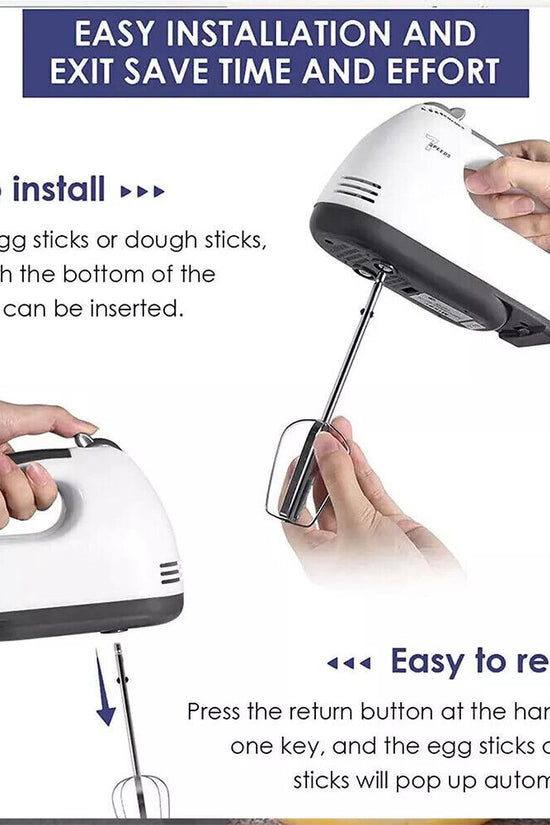 100W Electric Stand Mixer with Mixing Bowl – Cake, Dough & Batter Blender