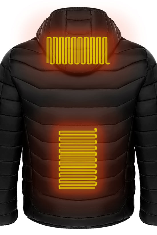 Men’s Heated Puffer Jacket – 9-Zone Electric Heating Coat