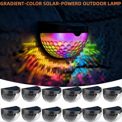 Solar Fence Lights Outdoor – 6 Pack Waterproof Deck & Stair Lights