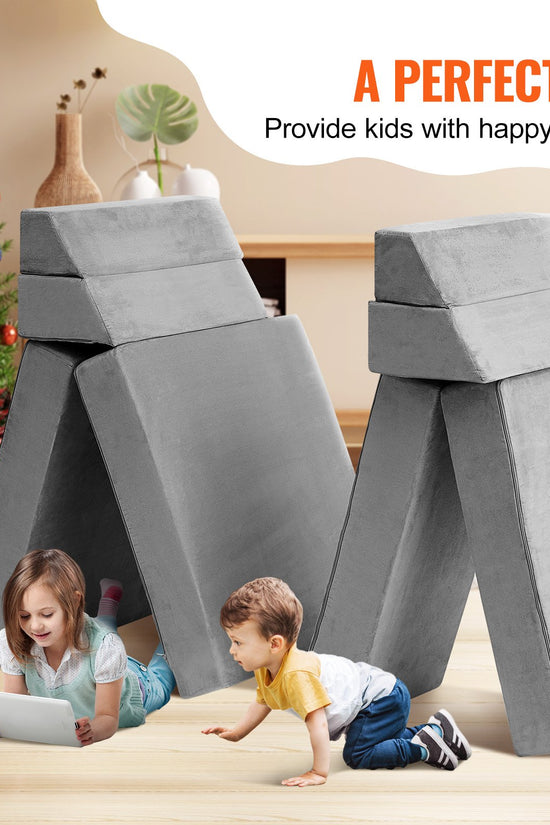 15-Piece Modular Play Couch for Kids – High-Density Foam Nugget Sofa for Play, Sleep & Creative Learning