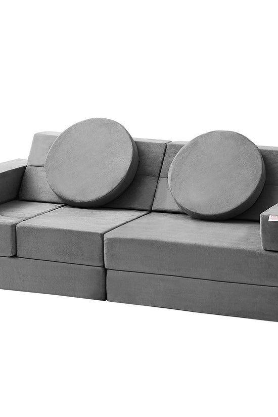 15-Piece Modular Play Couch for Kids – High-Density Foam Nugget Sofa for Play, Sleep & Creative Learning