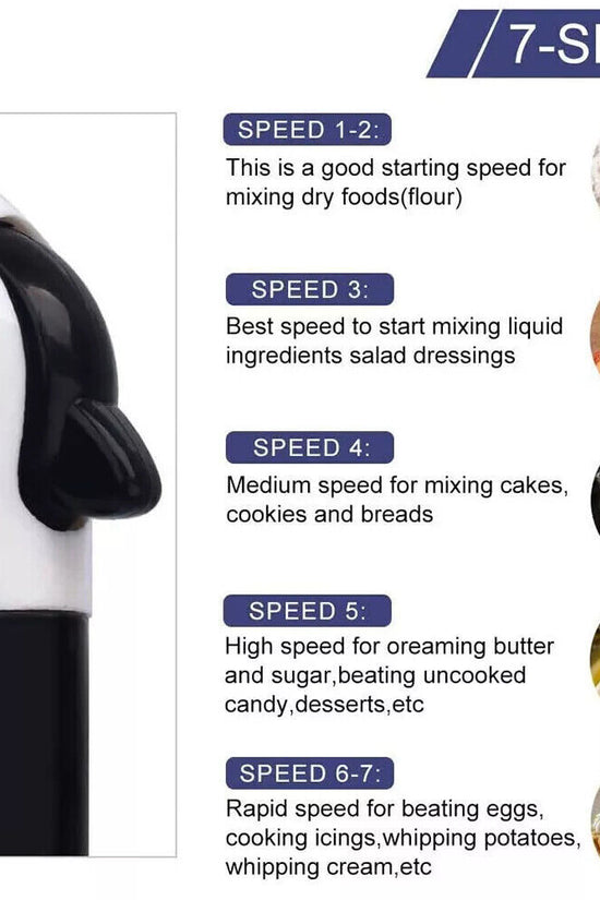 100W Electric Stand Mixer with Mixing Bowl – Cake, Dough & Batter Blender