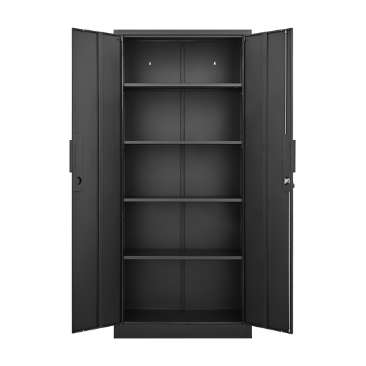 70-Inch 2-Door Lockable File Cabinet – Heavy-Duty Home Office Storage