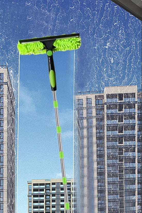 Telescopic Extendable Window Cleaner Equipment Glass Cleaning 4.5m Squeegee