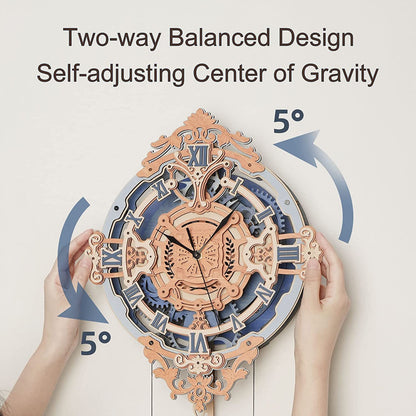Robotime ROKR 3D Wooden Puzzle Wall Clock