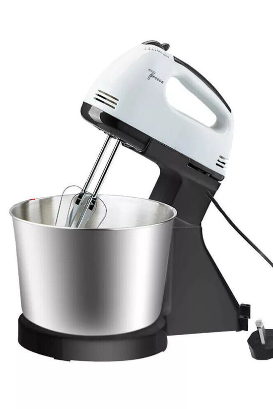 100W Electric Stand Mixer with Mixing Bowl – Cake, Dough & Batter Blender