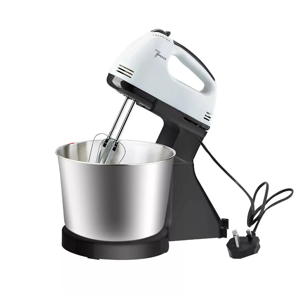100W Electric Stand Mixer with Mixing Bowl – Cake, Dough & Batter Blender