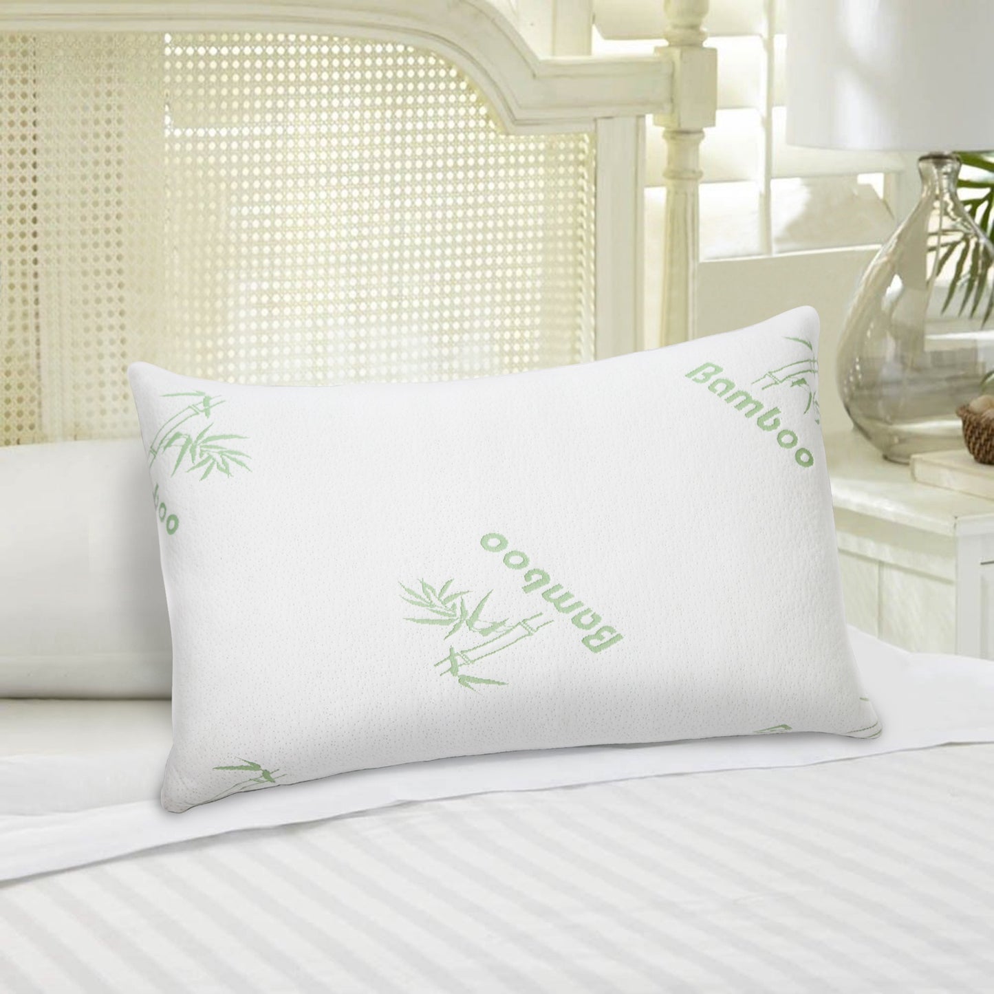 Queen Size Bamboo Memory Foam Pillow