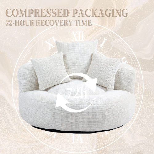 COOLMORE Lazy Sofa Bean Bag Chair with High Back & 3 Pillows – Comfortable Lounger for Adults & Kids, Indoor & Outdoor Gaming Sofa