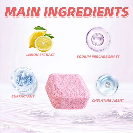 Effervescent Toilet Cleaning Tablets for Odor & Stain Removal
