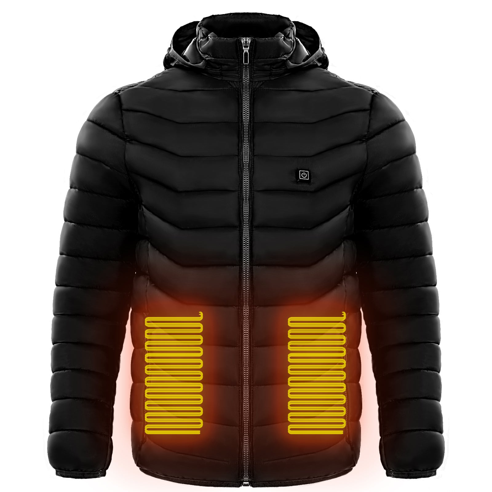 Men’s Heated Puffer Jacket – 9-Zone Electric Heating Coat