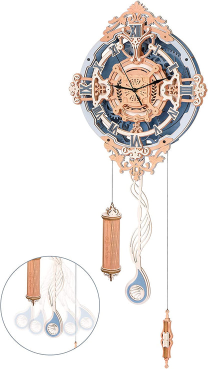 Robotime ROKR 3D Wooden Puzzle Wall Clock