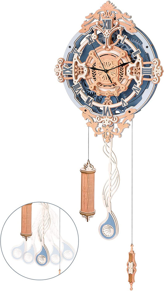 Robotime ROKR 3D Wooden Puzzle Wall Clock