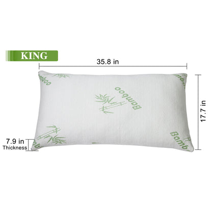 Queen Size Bamboo Memory Foam Pillow