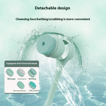Electric Body Brush ✨ Dual Handle Bath Brush