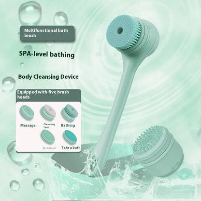 Electric Body Brush ✨ Dual Handle Bath Brush