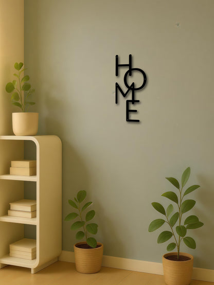 Metal Wall Decor HOME Letter