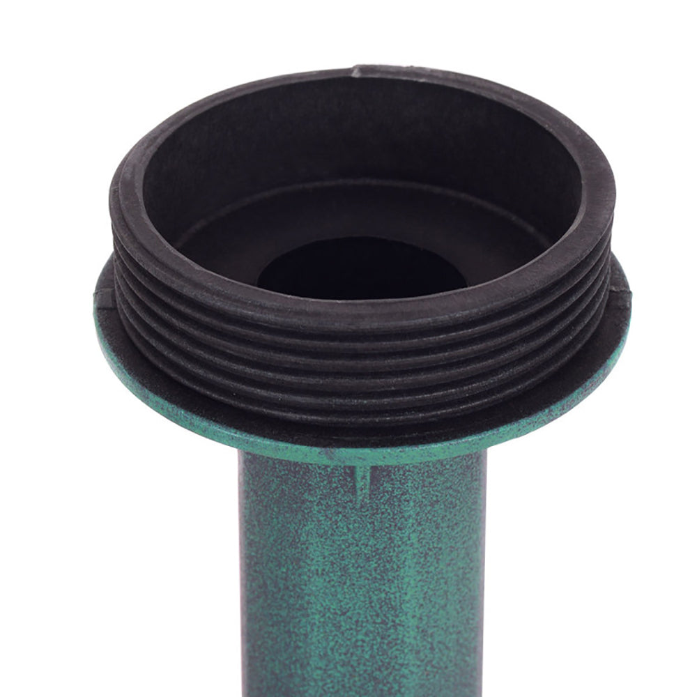 Outdoor Garden Green Pedestal Bird Bath and Feeder