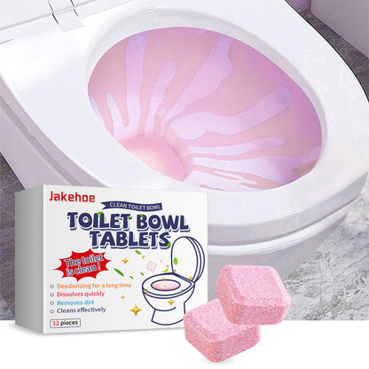 Effervescent Toilet Cleaning Tablets for Odor & Stain Removal