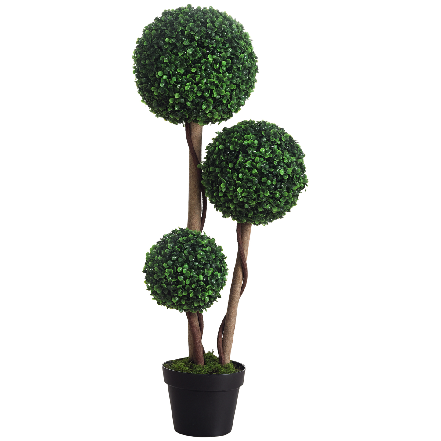 Artificial Boxwood Topiary Tree in Pot