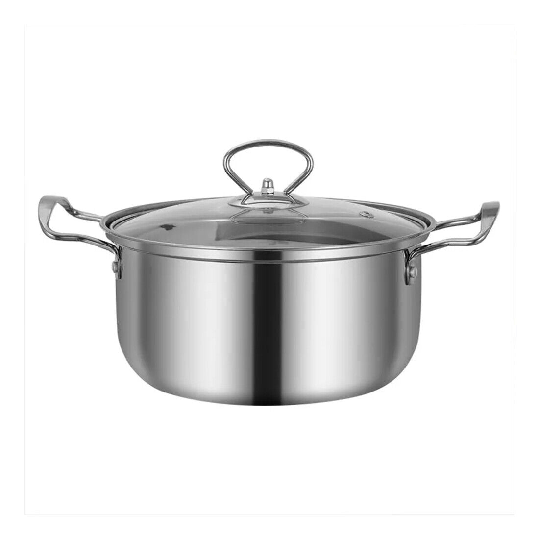 11PCS Induction Non Stick Stainless Steel Cookware Cooking Pot Pan With Lids Set